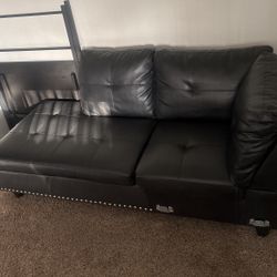 black sofa 