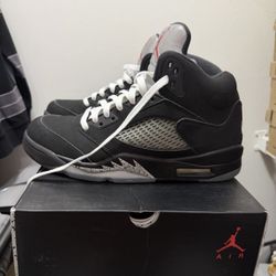 Air Jordan 5 Black Metallic 2016 Sz 10