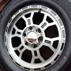 17" Wheels With Bridgestone Dueler 265/70/17 Tires