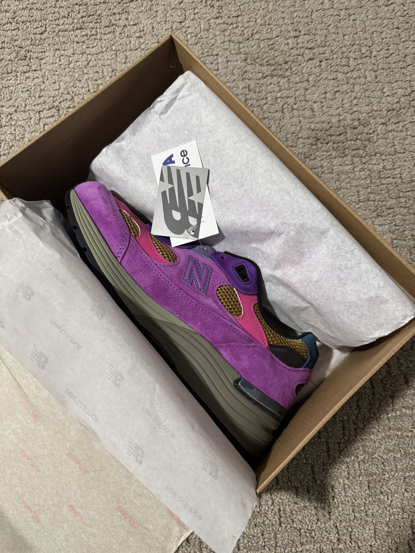 New Balance 992 Action Bronson Digitalis Purpurea Size 8.5