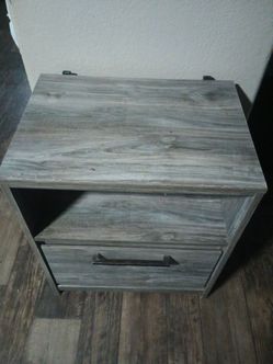 Grey night stand