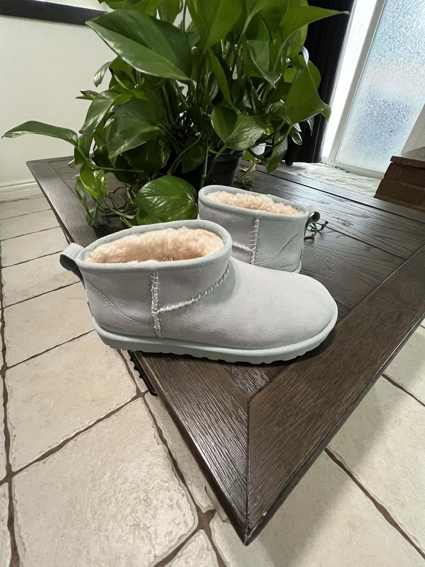 UGG Madhappy x Woman’s Classic Ultra Mini Boot 'Snow' Size 8