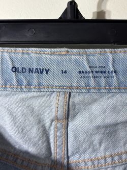 Old Navy High-Rise Baggy Wide Leg Jeans Size 14