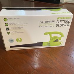 Greenworks Electric Blower 7A 160MPH