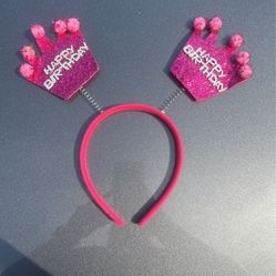 Cute Happy Birthday Headband 