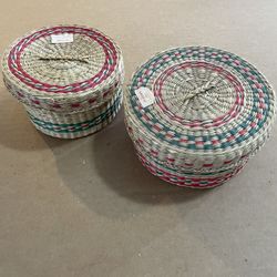 Straw Baskets Mexican