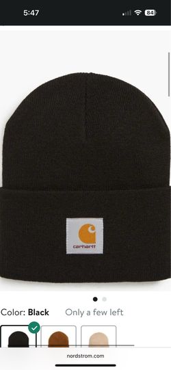 Brand New Carhartt Black Beanie
