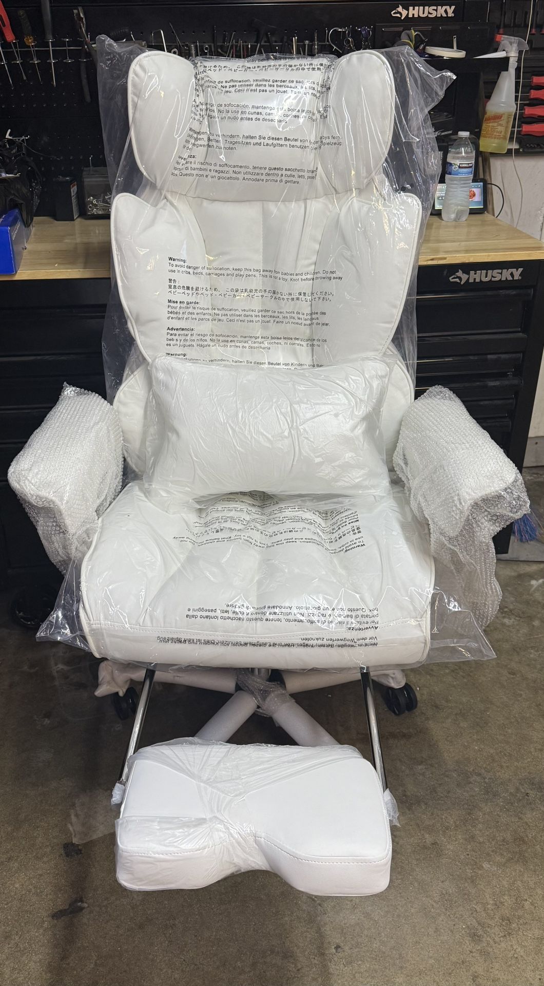 Big and Tall Office Chair 400lbs – PU Leather