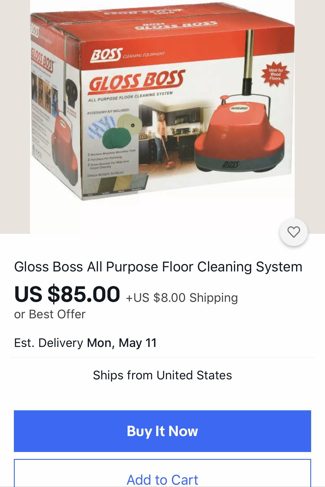 GlossBoss All purpose cleaner- Brand new in box