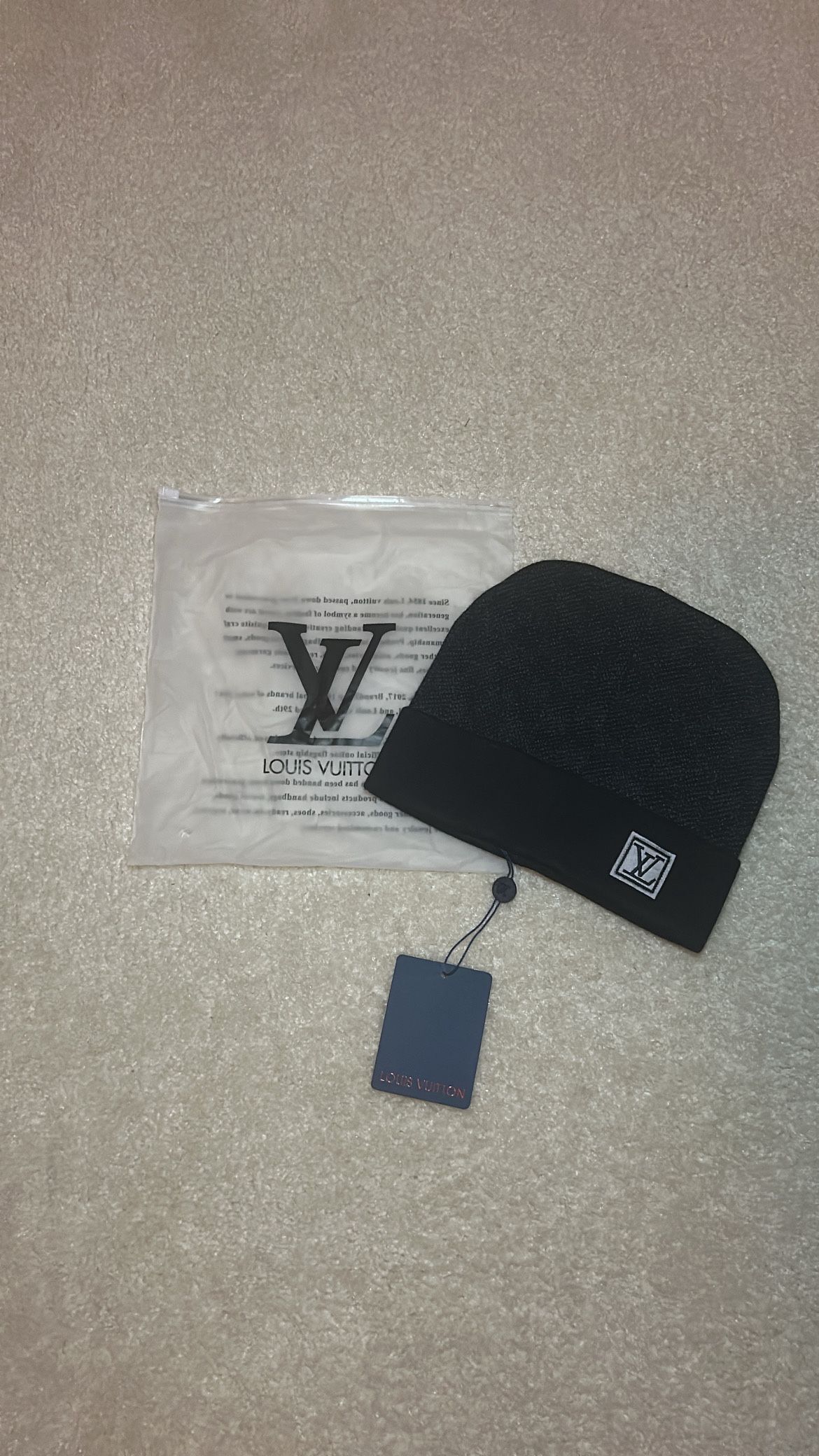 Black LV beanie