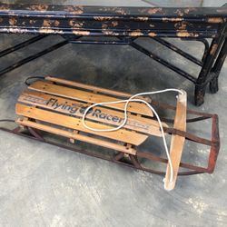 Large Vintage Christmas Sled 