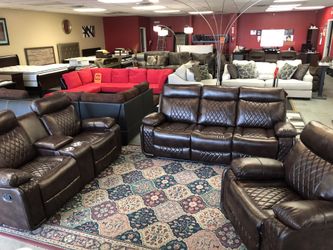 BRAND NEW 3 PIECE RECLINABLE SET