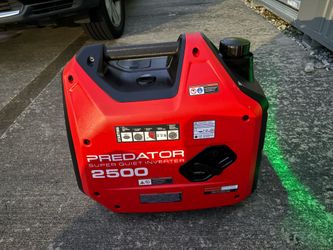 2500 watts Predator generator