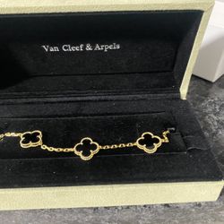 Van Cleef Onyx Bracelet 
