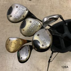 Vintage Ping Woods & Iron with Bag