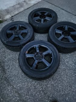 Chevy Tahoe Wheels Rims And Tires 20"