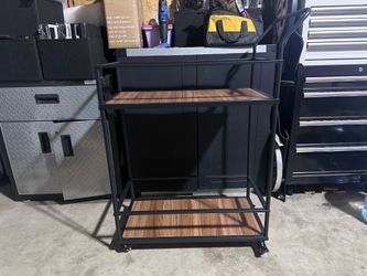 2  tier rolling cart