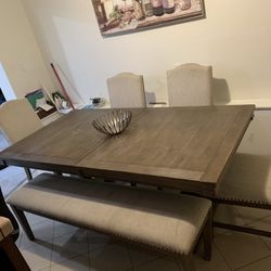 Kitchen Table Solid Wood 