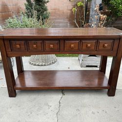 Heavy Duty, Wood Coffee Table, End Table, Enter Way Console
