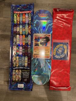 Santa Cruz x Pokemon Lucario Skateboard Deck TCG 30th Anniversary