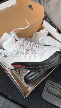 Retro 12 black an while red