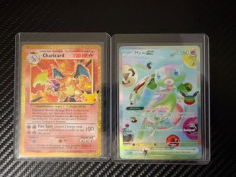 Charizard and Mew 30th Anniversary