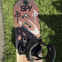 155 Sims Snowboard And Bindings Combo 