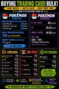 Buying Pokémon Bulk: Sorted or Not!