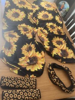 Sunflower Car Seat Cover Set