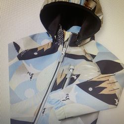 Vantti Soft shell Boys Jacket in Earthy Beige Colors Waterproof Breathable 10Y Manufactured In Finland By REIMA