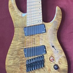 Custom Laser Etched 8 String Legator Guitar