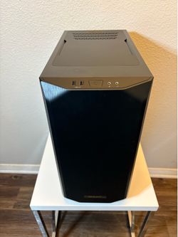 CLEAN Black Be Quiet! Pure Base 500 ATX Mid Tower Personal Computer Case (Includes 2 Original New Pre-Installed Silent Pure Wings 2 Fans & Cover)