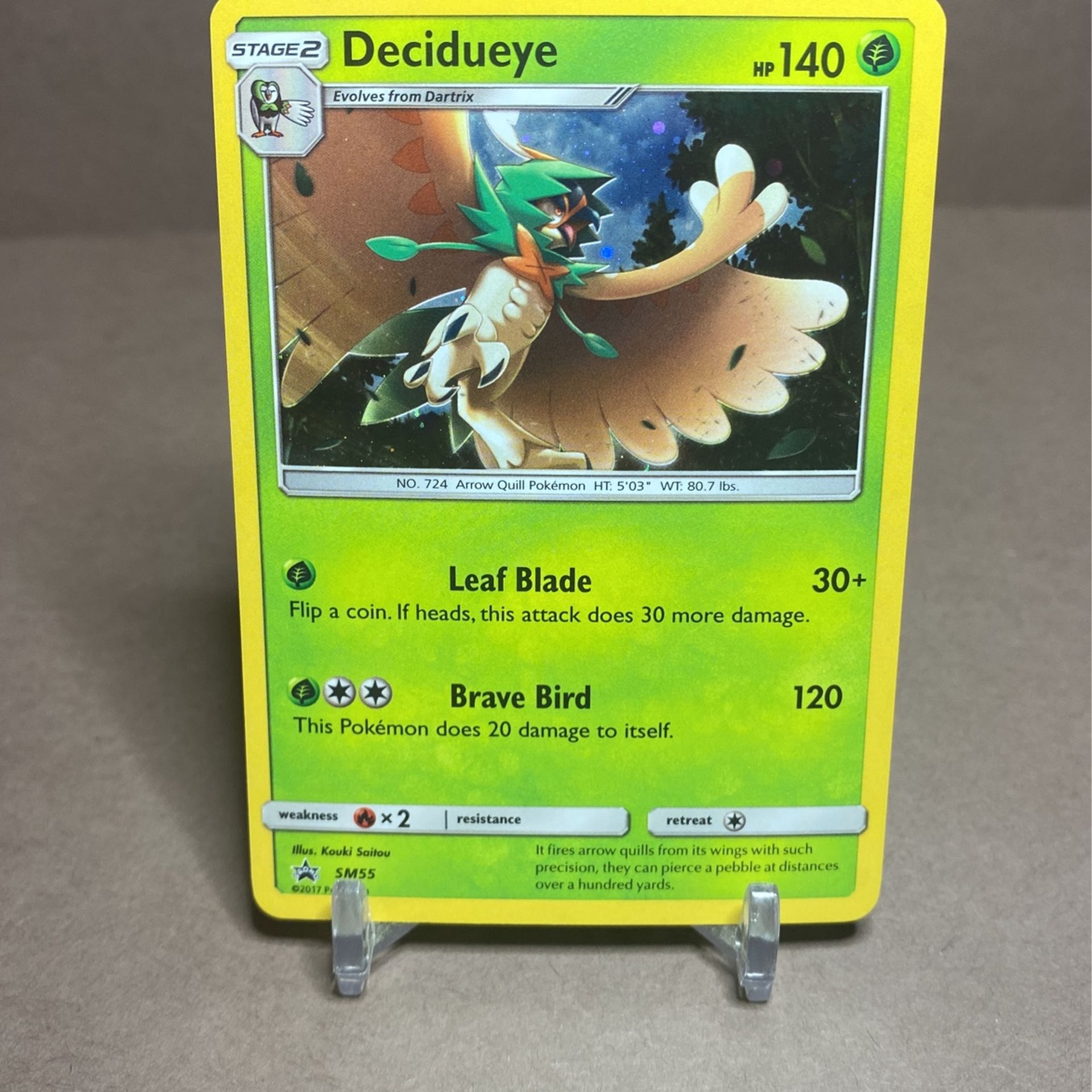 Decidueye - SM55 (Black Star Promo)