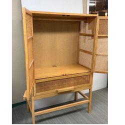 Urban Outfitters Rattan Armoire