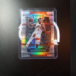 2021-22 Panini Select - Concourse Level *Silver Prizm* Scottie Barnes Rookie Card