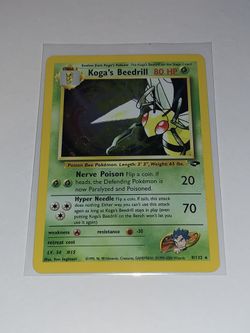 Pokemon Koga’s Beedrill 9/132