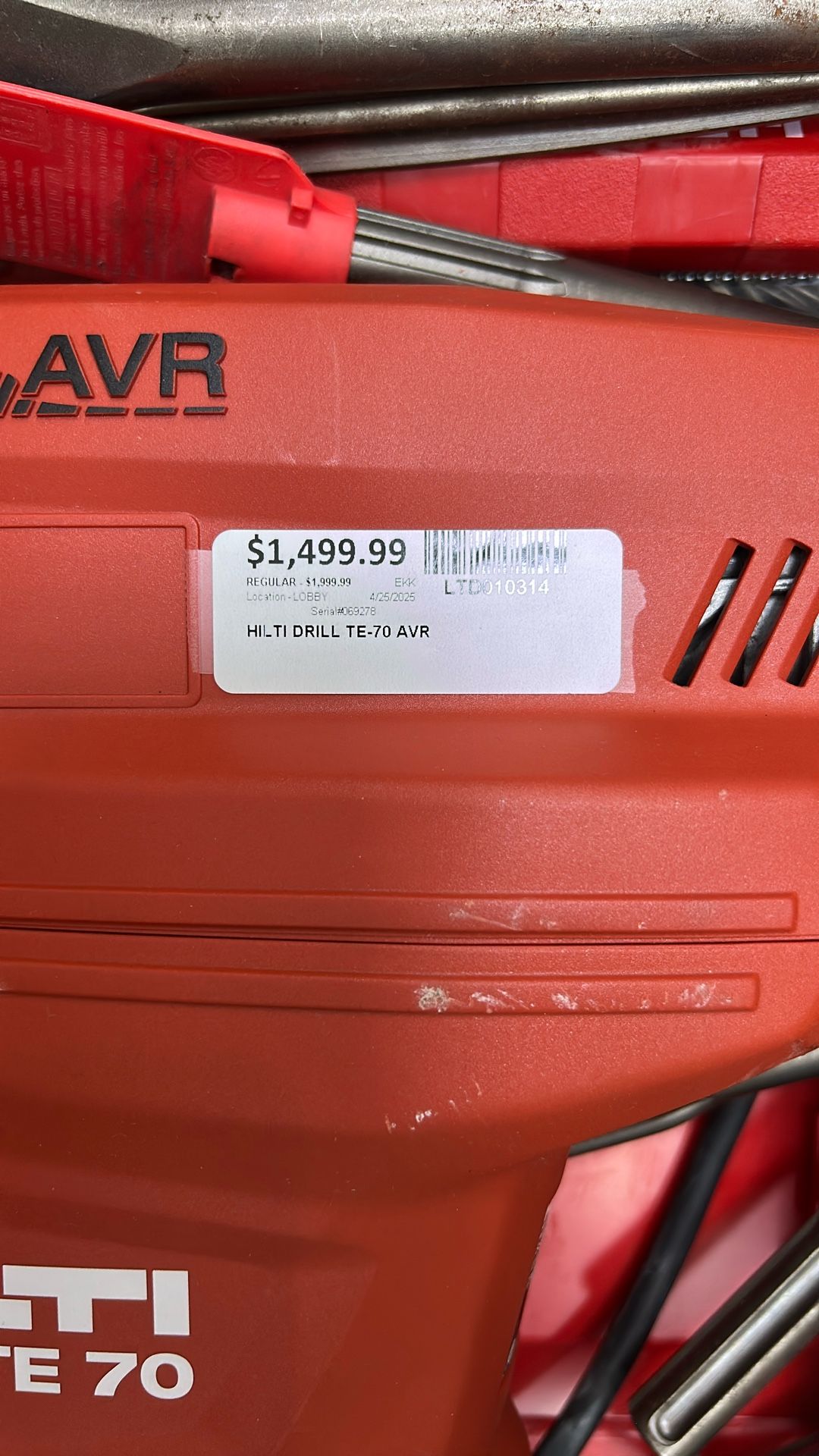 HILTI Demolition Hammer