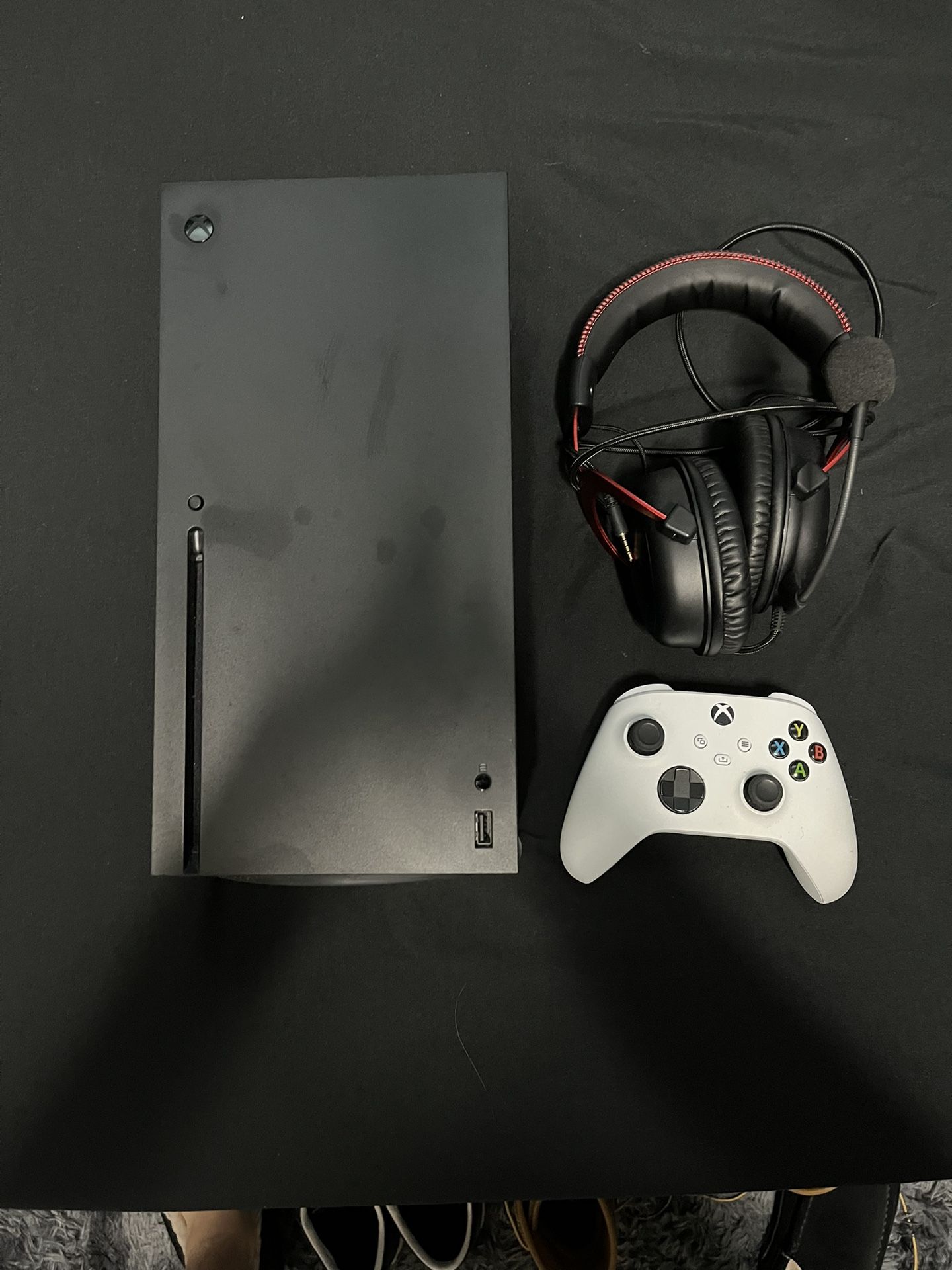 Xbox Series X, 1 Controller, Hyper X Headset