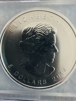 2014 Canadian $8 Silver Coin Elizabeth II