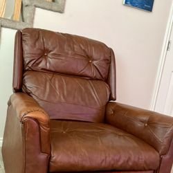 Leather Reclining Chair 