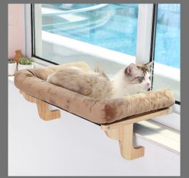Cat bed perch hammock for window