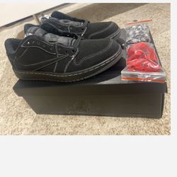 Jordan 1 Low Travis Scott Black phantom 
