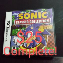 Sonic Classic Collection for Nintendo DS (Complete) for Sale in