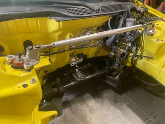 Eg civic prototype front strut bar billet