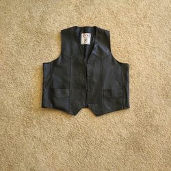 Biker Leather Vest