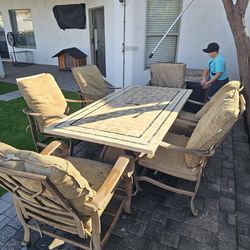 Patio table and chairs