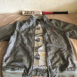 Jordan Patterned Jacket and T-Shirt XL