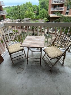 Bamboo Patio Set