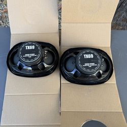 Skar Audio TX69 6x9” 2-Way Coaxial Speakers Pair 120W RMS / 240W Max 4 Ohm Used