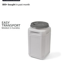 Mighty Tuff Airtight Dog Food Storage Container – 13 Gal, up to 54 lb Capacity – Cat and Dog Food Container with Twist Lid & Handles – BPA-Free, Made 
